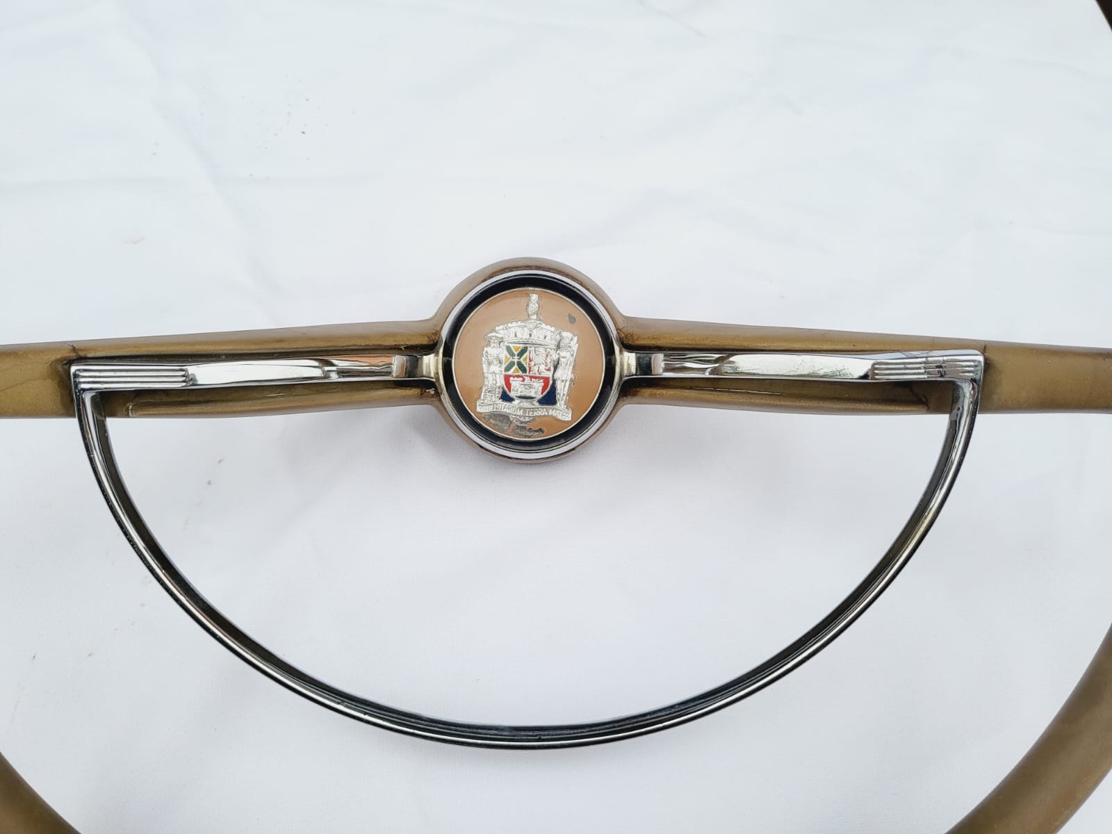 Volante Calice Fusca Marron Monocromático Original Vw